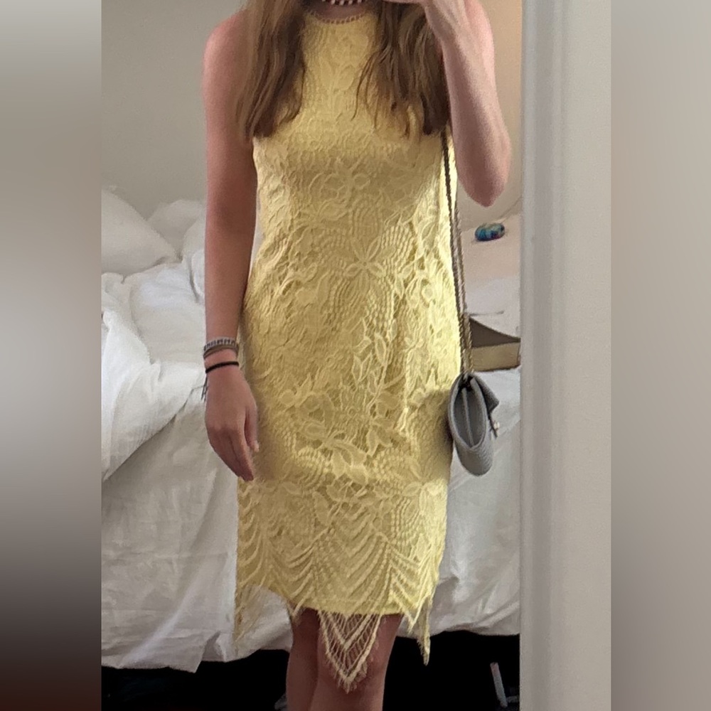 Yellow Lace Dress